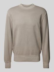 Sweatshirt mit Logo-Detail von Calvin Klein Jeans Grau - 37