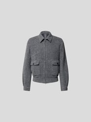 Jacke mit Pattentaschen von Lardini Grau / Schwarz - 6