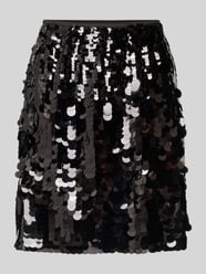 Knielanger Rock mit Paillettenbesatz Modell 'PELEOA' von ICHI - 22