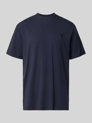 t-shirt z logo i okrągłym dekoltem od GUESS - 7