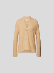 Strickjacke mit V-Ausschnitt von Vince Beige - 34