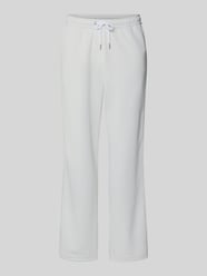 Wide leg-sweatpants met elastische tailleband van PEGADOR - 36