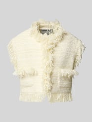 Comfort fit gilet met viscose, model 'ISHANI-I1SA' van Essentiel Antwerp - 23