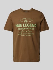 T-Shirt mit Label-Print von PME Legend Grün - 15