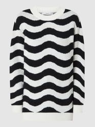 Pullover mit Wellenmuster von Mango Schwarz - 21