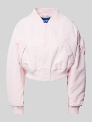 Cropped Bomberjacke mit Reißverschluss Modell 'Foraia' von Hugo Blue Pink - 27