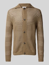 Kardigan z ażurowym wzorem model ‘Crochet’ od Lindbergh - 27