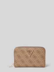 Portemonnaie mit Logo-Applikation Modell 'LAUREL' von Guess Beige - 19