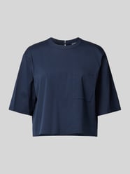 Blusenshirt mit Brusttasche Modell 'Berit' von JOOP! Blau - 6