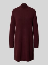 Oversized gebreide jurk van scheerwolmix van Marc O'Polo Denim Bordeaux - 35