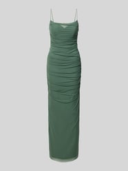 Abendkleid mit Raffungen und Spaghettiträgern von Hey Kyla - 20