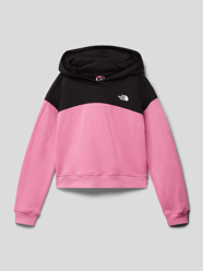 Hoodie in Two-Tone-Machart Modell 'DREW PEAK' von The North Face Pink - 11