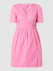Wikkeljurk van katoen, model 'Halyn' van ICHI Roze - 36
