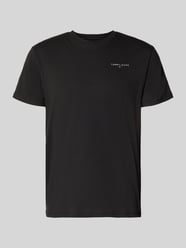 Slim Fit T-Shirt aus reiner Baumwolle Modell 'LINEAR CHEST TEE' von Tommy Jeans - 34
