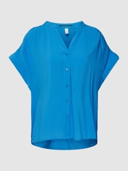 Hemdbluse aus Viskose mit überschnittenen Schultern von QS by s.Oliver Blau / Türkis - 27
