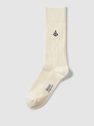 Socken mit Strukturmuster von Polo Ralph Lauren Underwear Weiß - 43