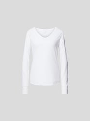 Longsleeve mit Viskose-Anteil von Juvia Weiß - 13