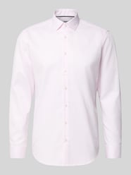 Regular Fit Business Hemd aus Baumwolle mit Kentkragen von Jake*s Pink - 2