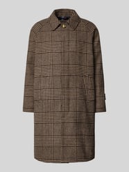 Relaxed fit lange wollen jas met blinde knoopsluiting van Tommy Hilfiger - 44