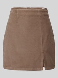 Nauwsluitende minirok van katoenmix model 'LULA' van VERO MODA Beige - 13