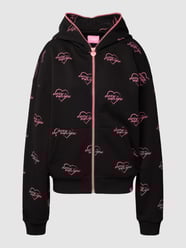MATW X REVIEW - Oversized Sweatjacke mit Allover-Logo-Muster von Review X MATW Schwarz - 34