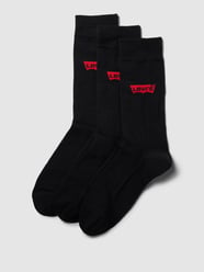 Socken mit Label-Details im 3er-Pack von Levi's® Schwarz - 23