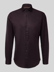 Slim Fit Businesshemd aus Baumwolle mit Haifischkragen von Jake*s - 16