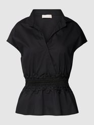 Blouseshirt met gaatjesmotief van Liu Jo White Zwart - 39