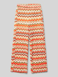 Wide Leg Stoffhose mit elastischem Bund von Garcia Orange - 2