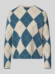 Strickpullover aus Viskose-Mix im Allover-Look von COMMA - 36