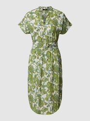 Sukienka koszulowa ze wzorem paisley od More & More Zielony - 20