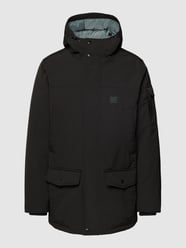 Parka mit Wattierung Modell 'GAVYN' von Vintage Industries Grau / Schwarz - 27