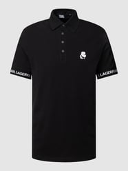 Poloshirt mit Motiv-Print von Karl Lagerfeld Grau / Schwarz - 29