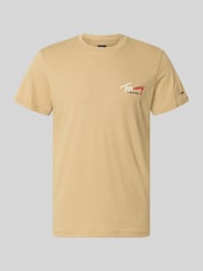 Slim Fit T-Shirt aus reiner Baumwolle von Tommy Jeans Beige - 19