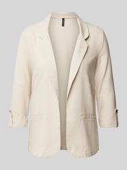 Loose Fit Kurzblazer aus Viskose-Leinen-Mix Modell 'JESMILO' von Vero Moda Beige - 42