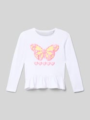 Regular fit shirt met lange mouwen van katoenmix met logoprint van Guess - 41