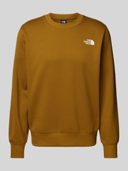 Sweatshirt mit Label-Print von The North Face Grün - 37