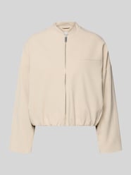 Blouson met paspelzak op de borst model 'Jamassi' van OPUS Beige - 24