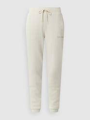 Sweatbroek met reflecterend logo van Calvin Klein Performance Wit - 27