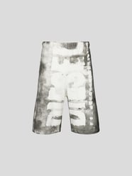 Sweatshorts mit Label-Print von Diesel Grau - 1