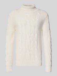 Sweter z dzianiny z mieszanki bawełny i kaszmiru od FTC Cashmere - 48