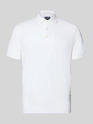 regular fit poloshirt van mix van linnen en elastaan van OLYMP Level 5 - 10