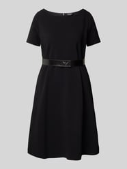 Knielanges Kleid mit Rundhalsausschnitt von Emporio Armani - 27