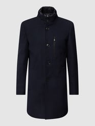 Płaszcz ze stójką model ‘Standup Collar’ od s.Oliver BLACK LABEL Niebieski - 24