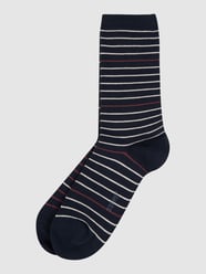 Sokken met stretch per 2 paar van Esprit Blauw - 27