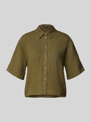 Regular Fit Leinenbluse mit Knopfleiste von More & More - 12