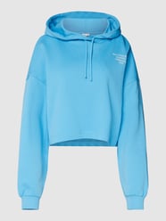 Hoodie met labelprint - Marc O’Polo DENIM x Kangol van Marc O'Polo Denim Blauw - 26