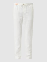 Regular Straight Fit Jogpants mit Leinen-Anteil Modell 'Warren' von Scotch & Soda Weiß - 21