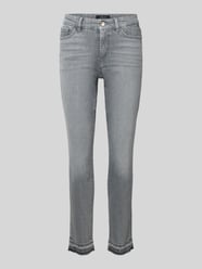 Slim Fit Jeans im Used-Look mit Ziersteinen von Marc Cain - 24