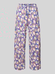 Pyjamabroek met elastische band van LASCANA Fuchsia - 6